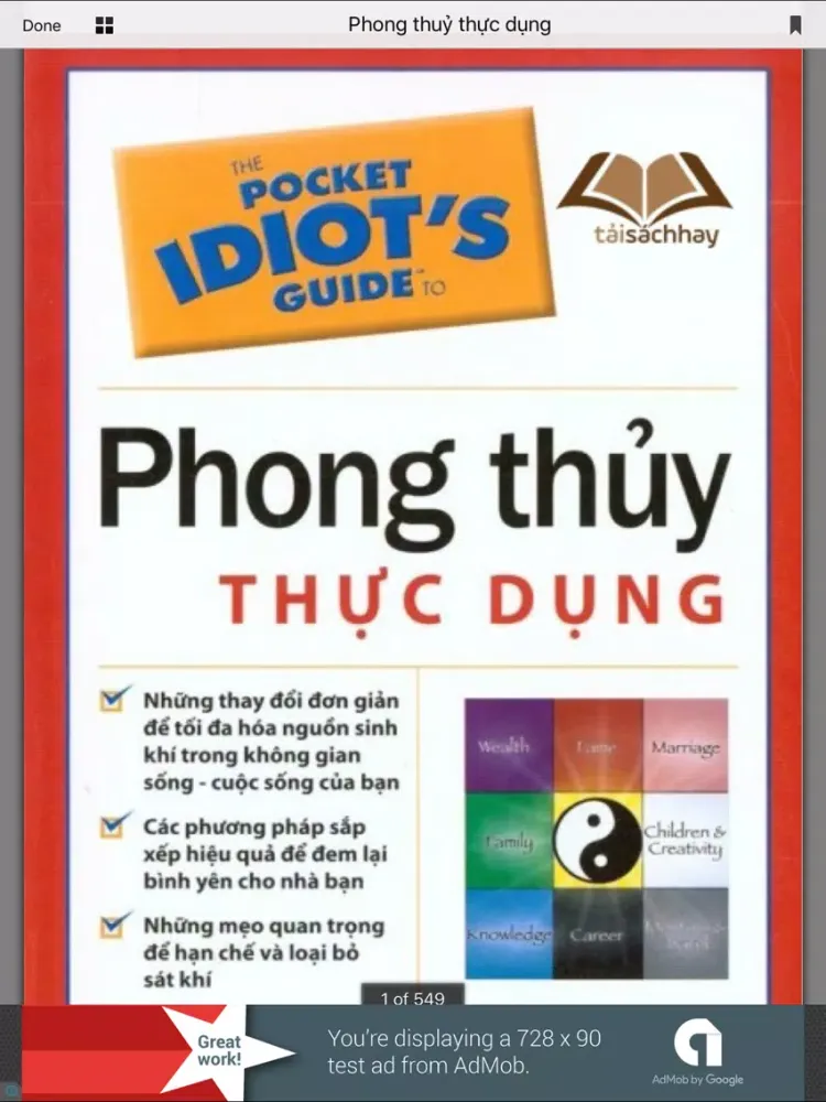 Capturas de tela do Tuyển tập sách phong thuỷ hay nhất iPad 
