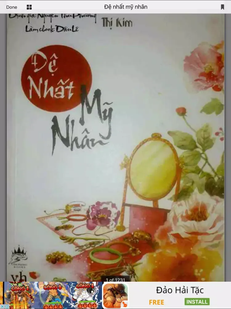 Tangkapan skrin Truyện ngôn tình + iPad