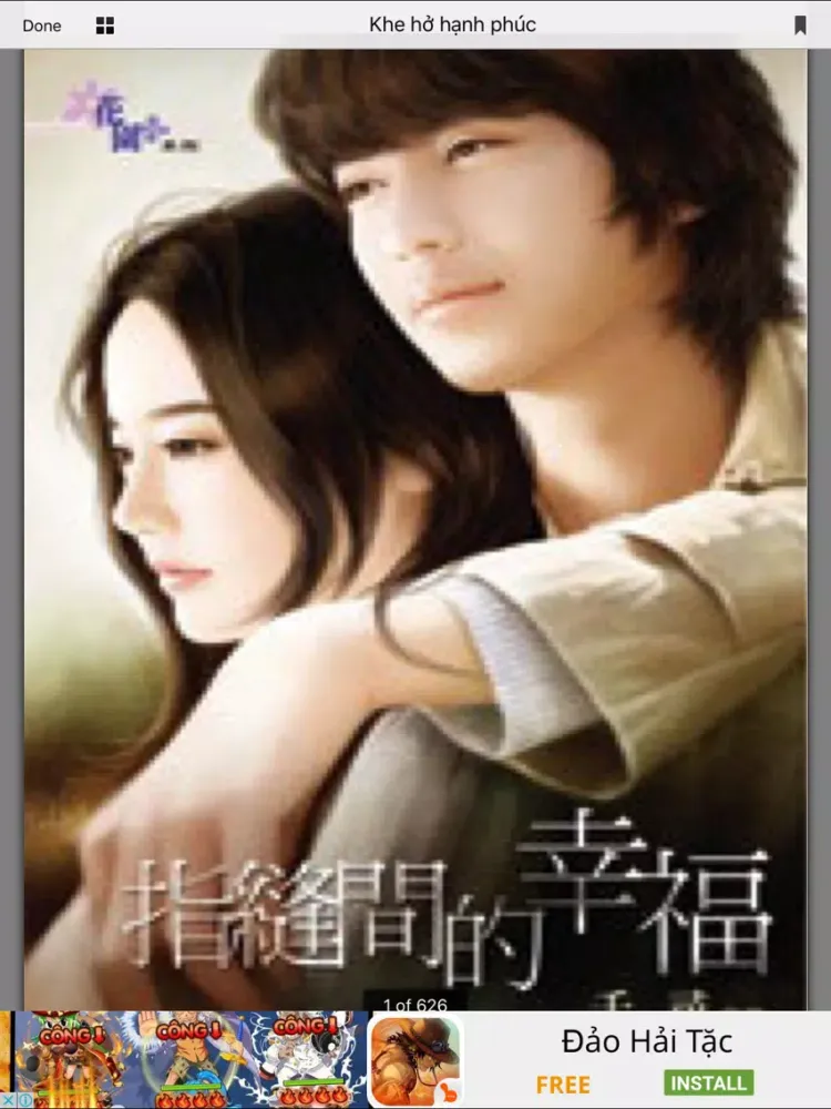 Tangkapan skrin Truyện ngôn tình + iPad