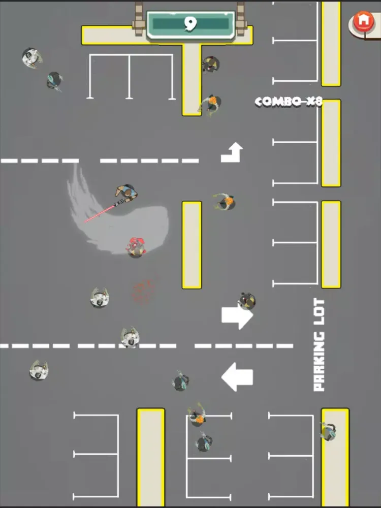 Zrzuty ekranu Gangster Fights Zombies iPad 