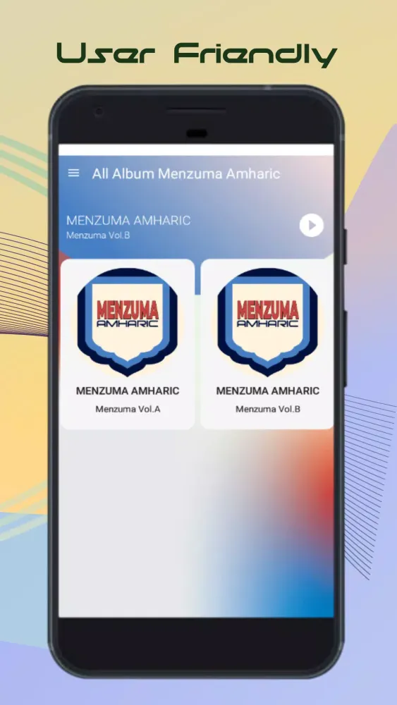 menzuma amharic mp3 Screenshots