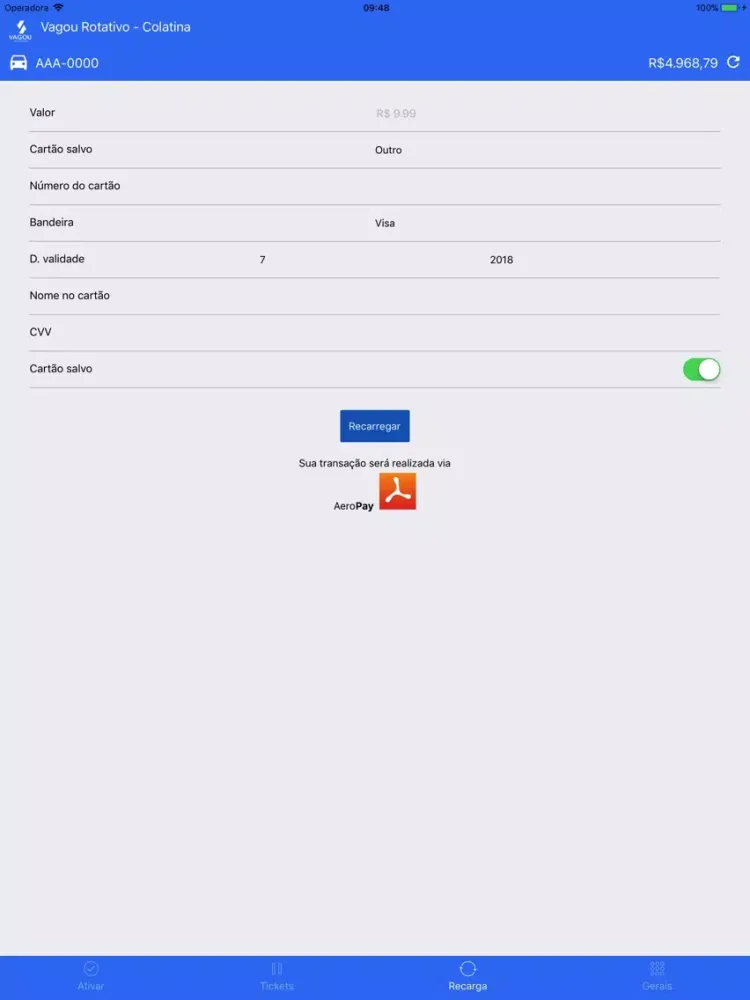 Vagou Rotativo iPad  Screenshots