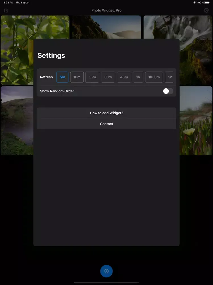 ภาพหน้าจอของ Photo Widget: Pro iPad 