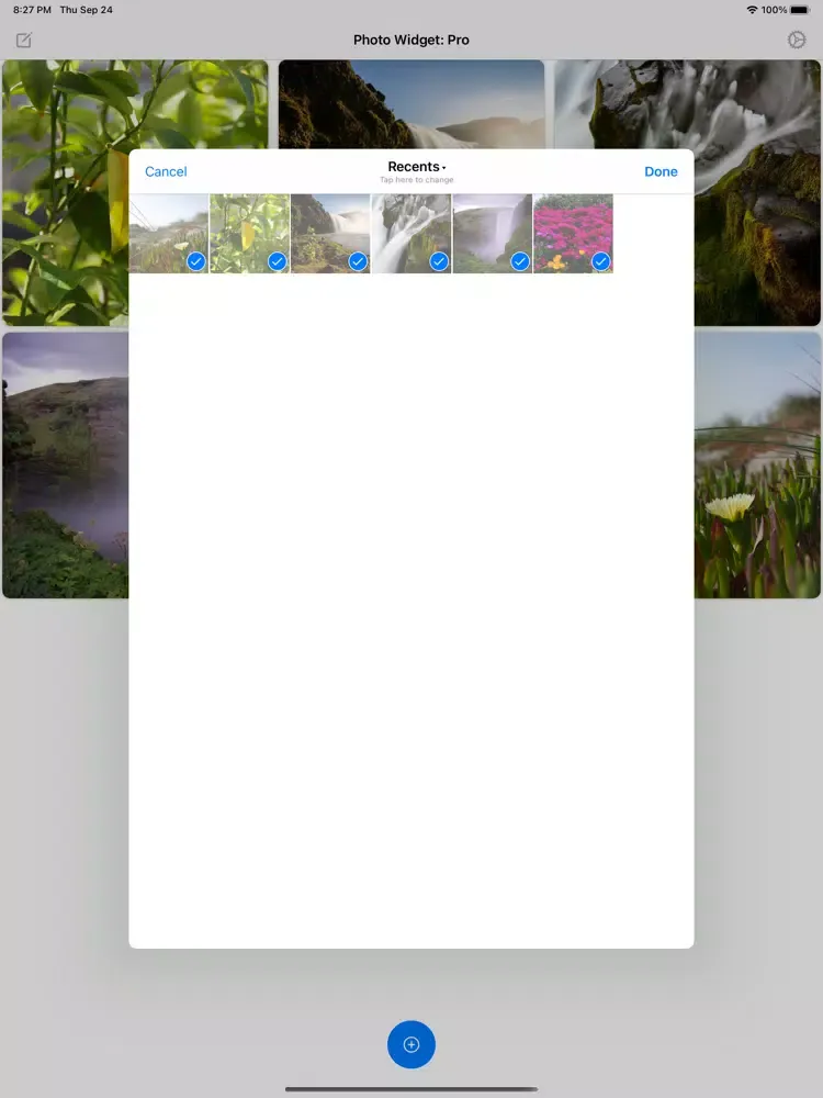 ภาพหน้าจอของ Photo Widget: Pro iPad 
