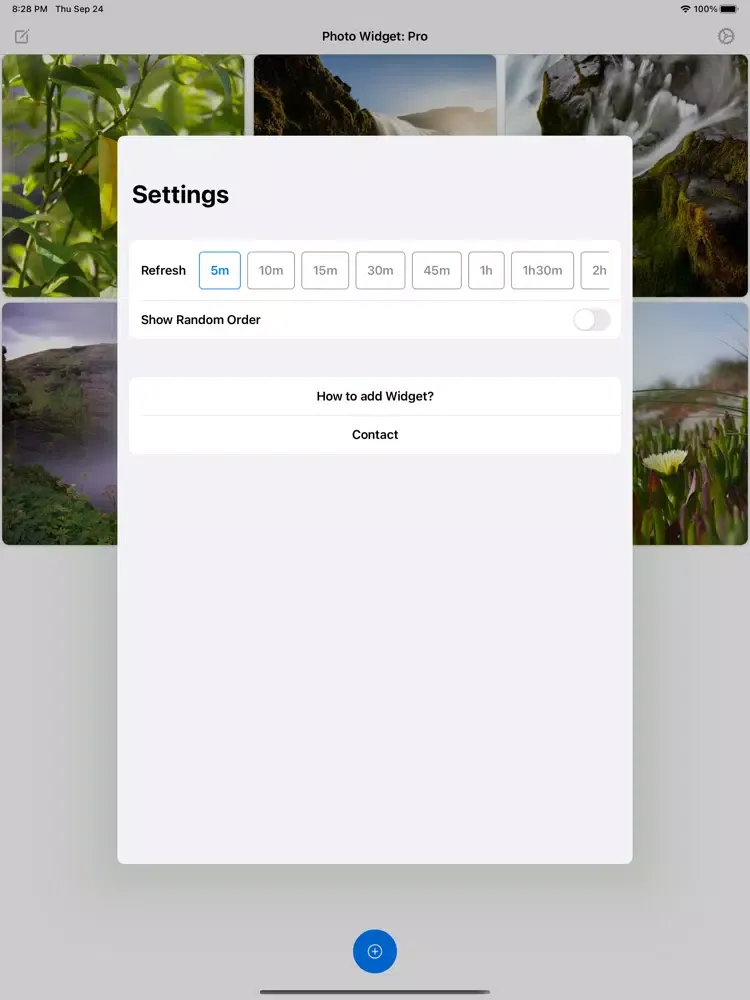 ภาพหน้าจอของ Photo Widget: Pro iPad 
