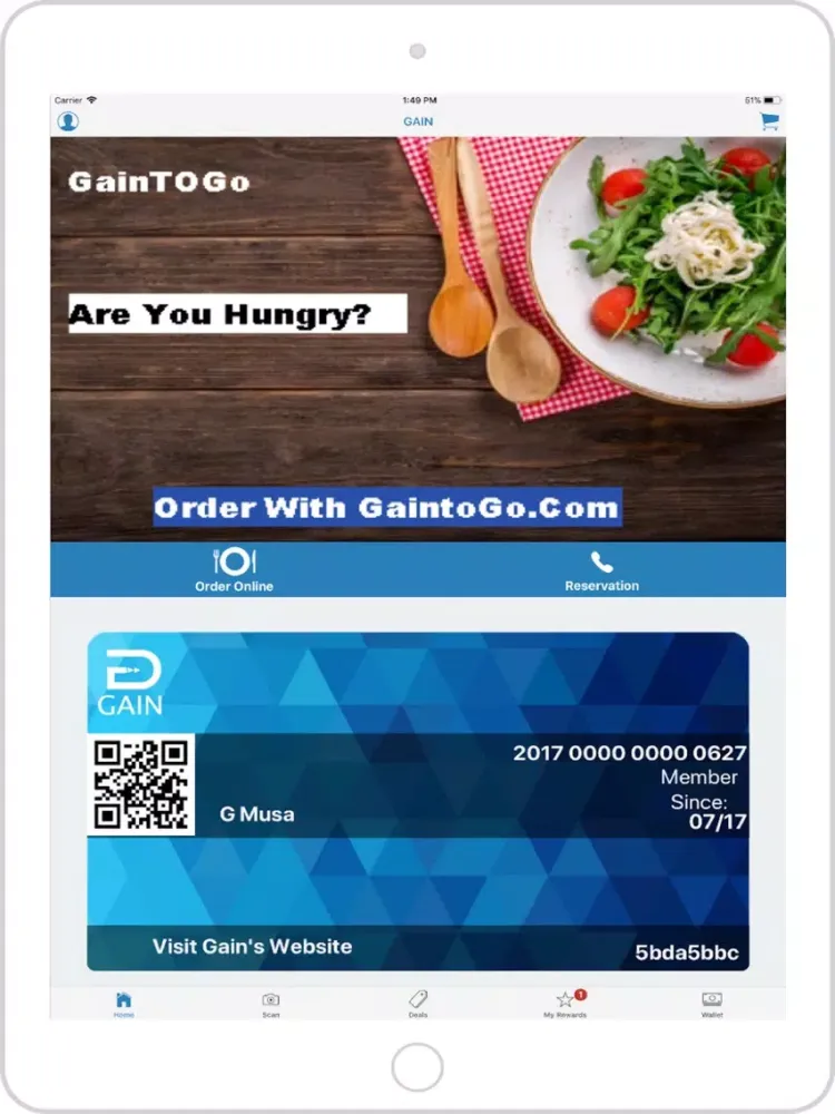 Capturas de pantalla de GainMyRewards iPad 