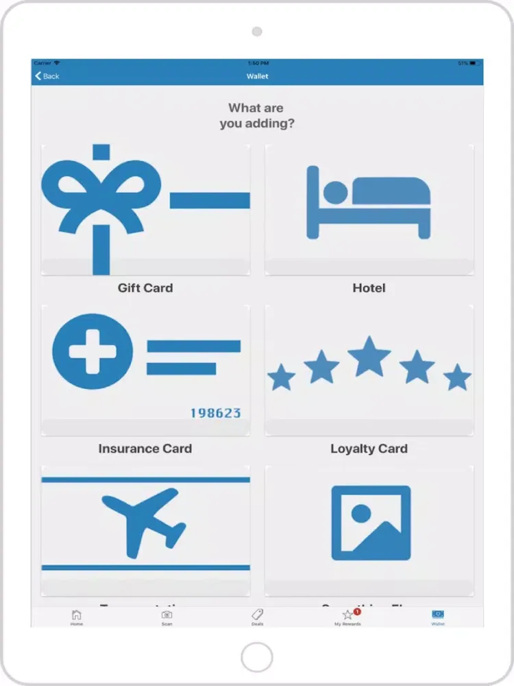 Capturas de pantalla de GainMyRewards iPad 