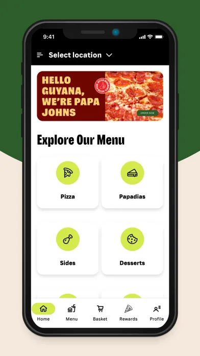Papa Johns Pizza Guyana स्क्रीनशॉट
