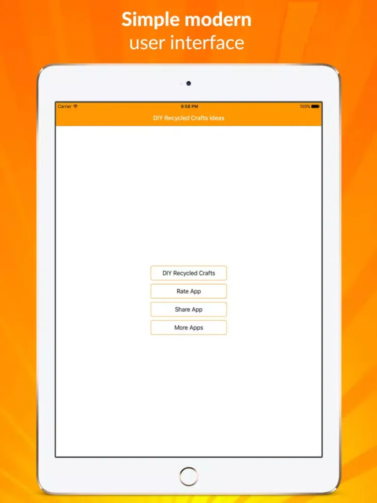 DIY Recycled Crafts Ideas iPad  스크린샷
