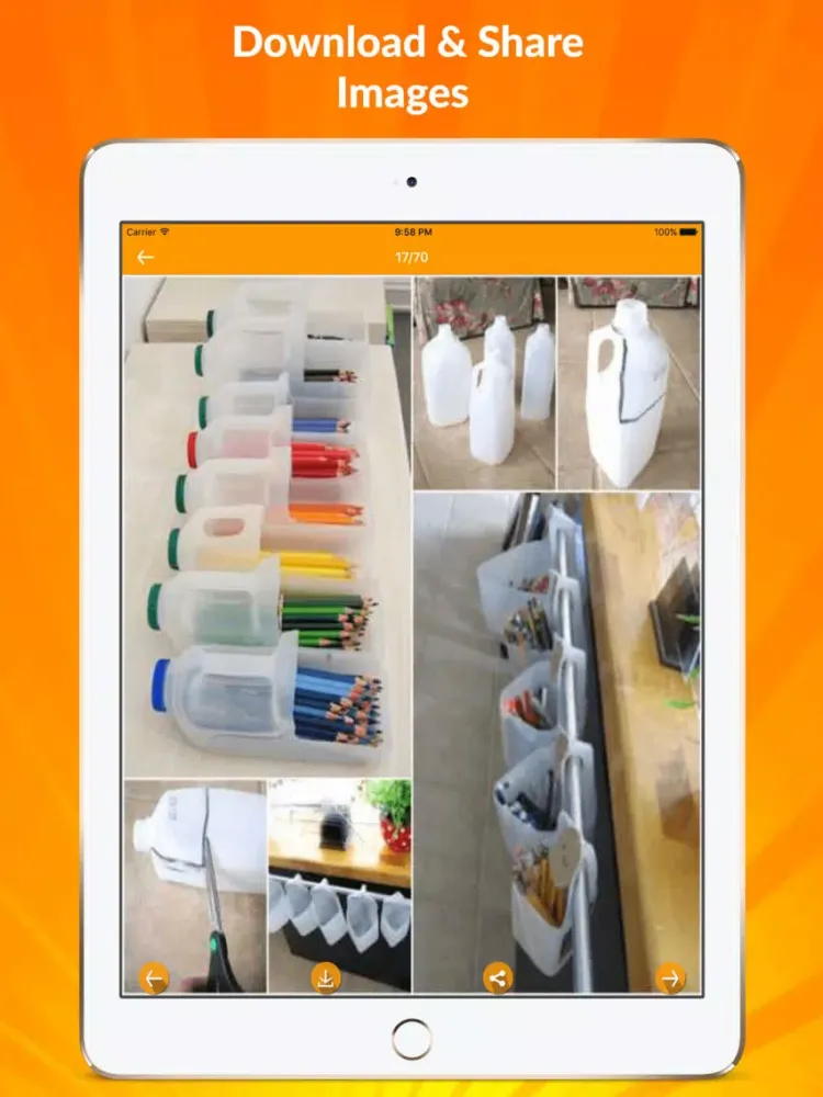 DIY Recycled Crafts Ideas iPad  스크린샷