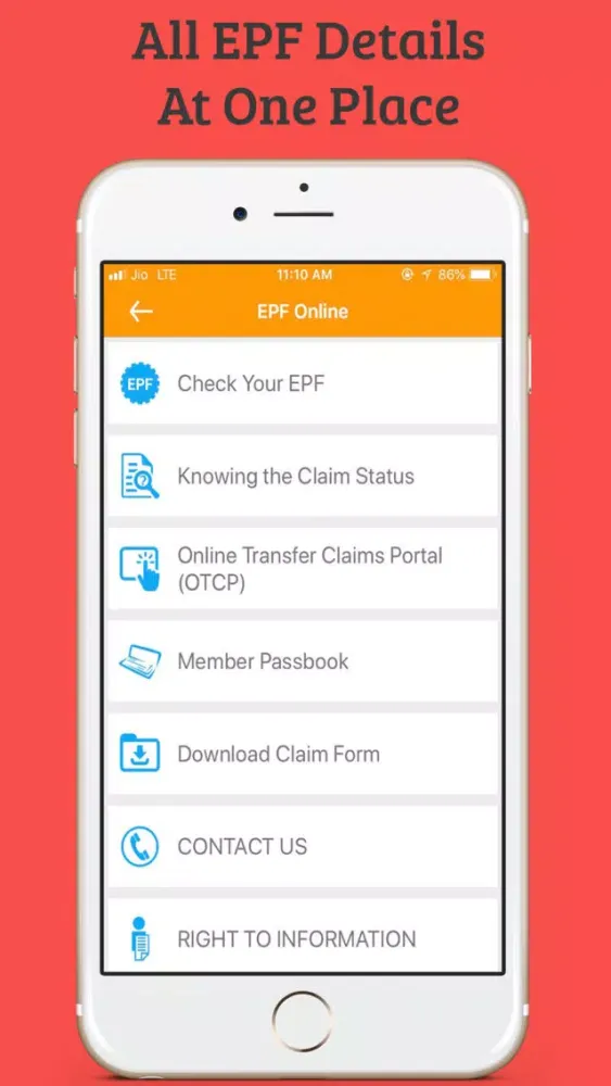 EPF Balance Check应用截图