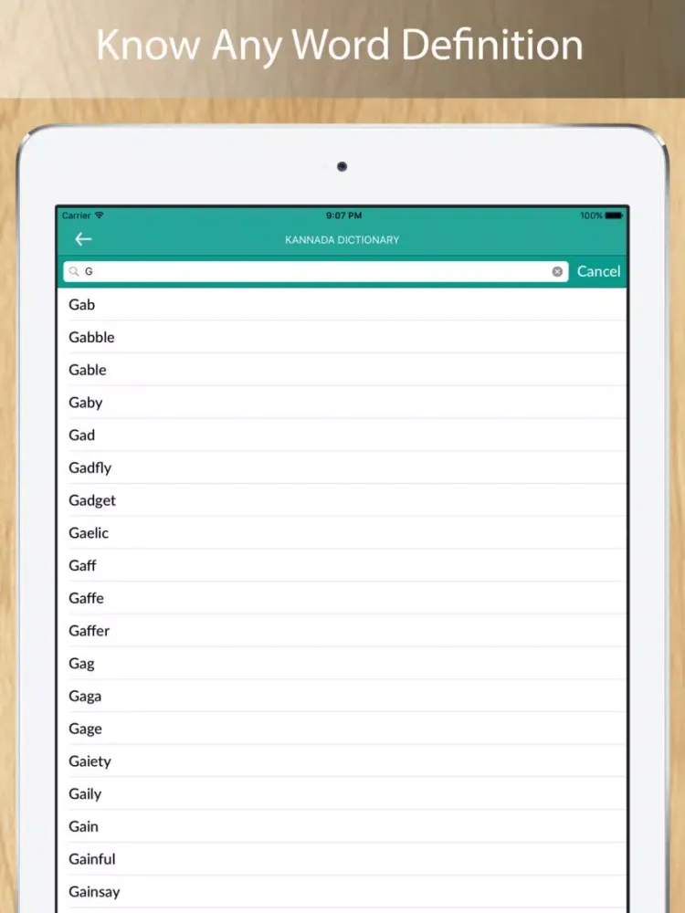 Скриншоты English - Kannada Dictionary iPad 