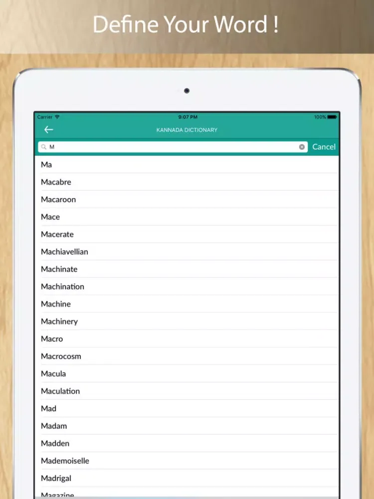 Скриншоты English - Kannada Dictionary iPad 