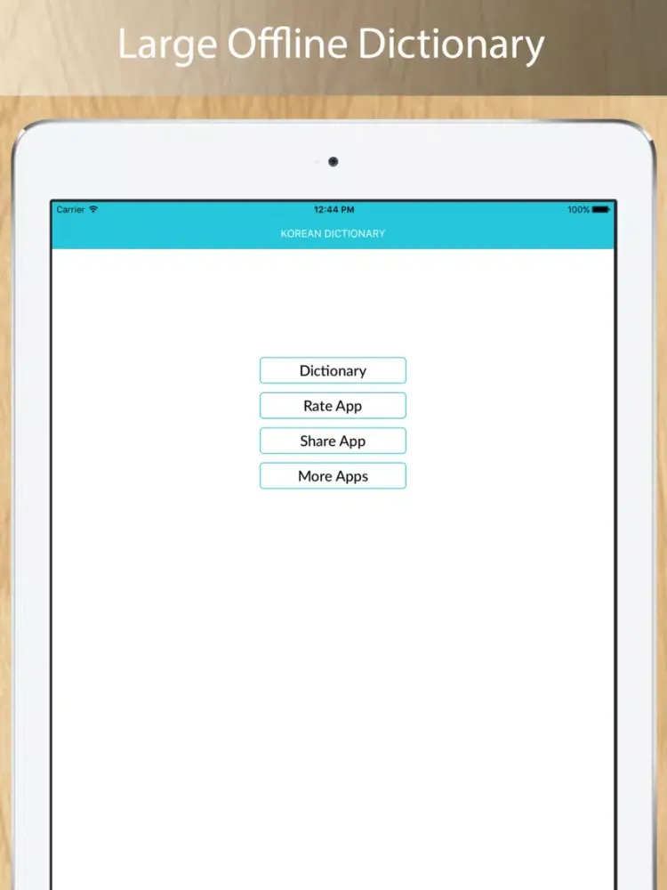 Captures d'écran de English - Korean Dictionary Free iPad 