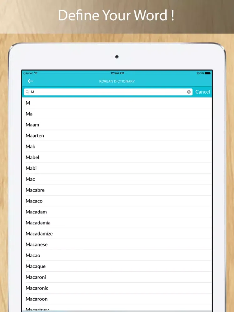 Captures d'écran de English - Korean Dictionary Free iPad 