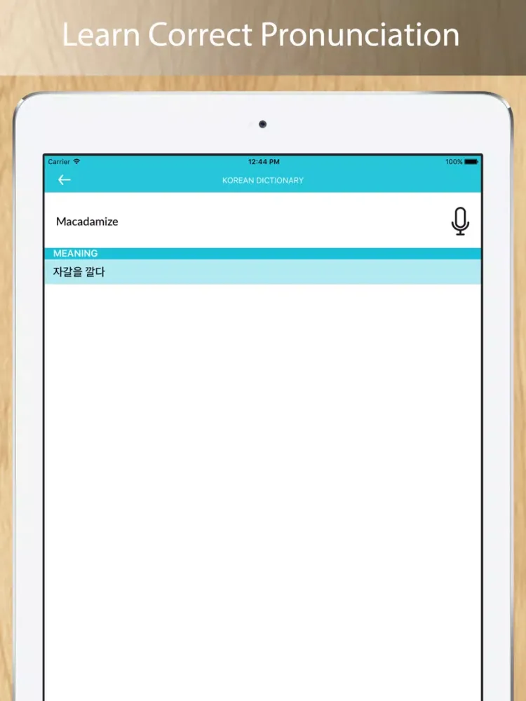 Captures d'écran de English - Korean Dictionary Free iPad 
