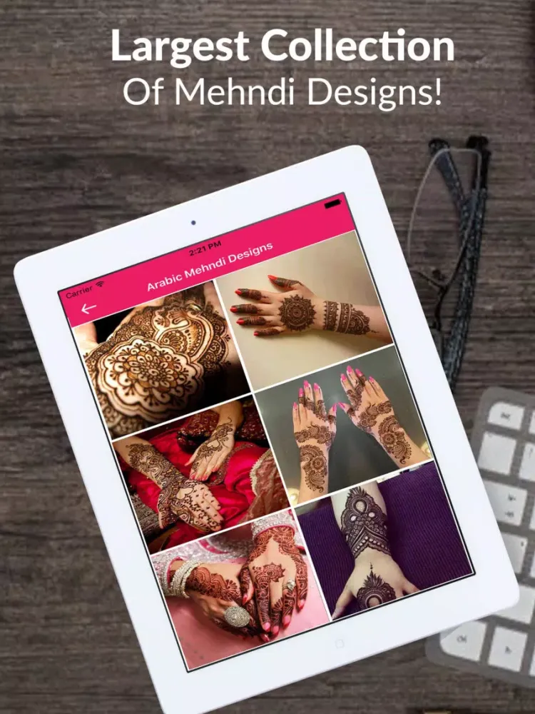 ภาพหน้าจอของ Mehndi Design iPad 