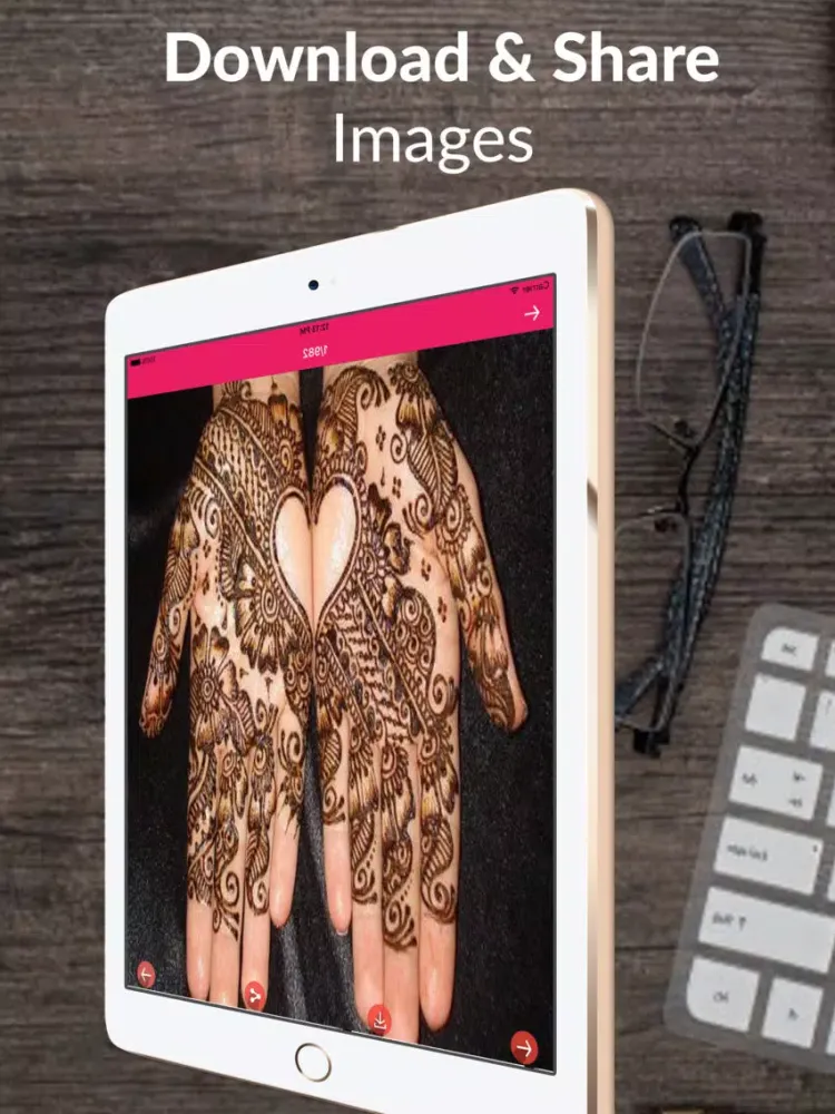 ภาพหน้าจอของ Mehndi Design iPad 