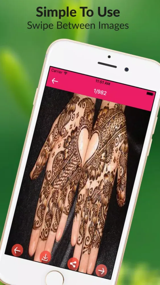 ภาพหน้าจอของ Mehndi Design