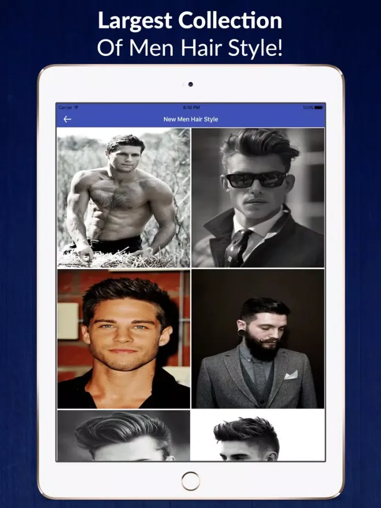 New Men Hair Style iPad  Screenshots