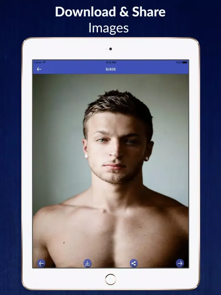 New Men Hair Style iPad  Screenshots