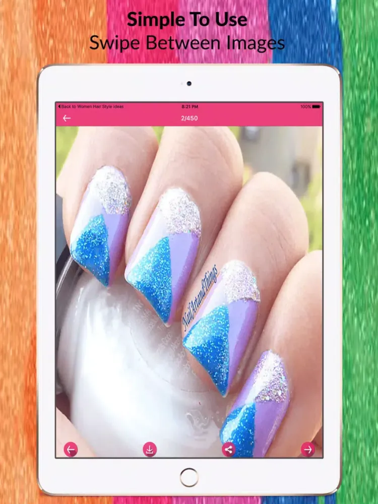 Capturas de pantalla de New Nail Art iPad 