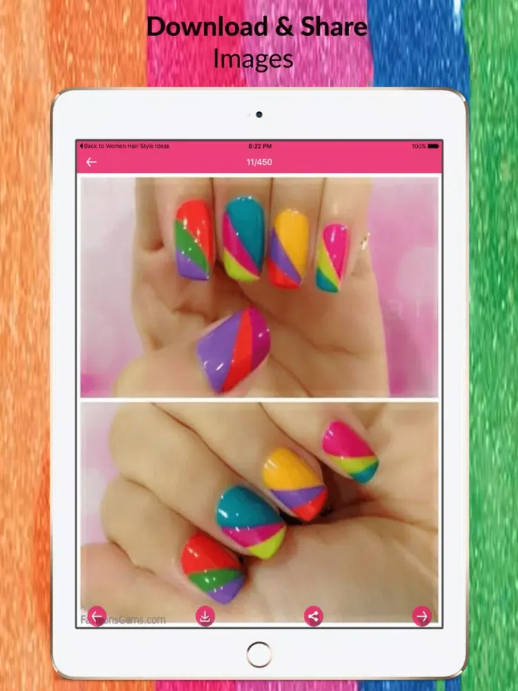Capturas de pantalla de New Nail Art iPad 