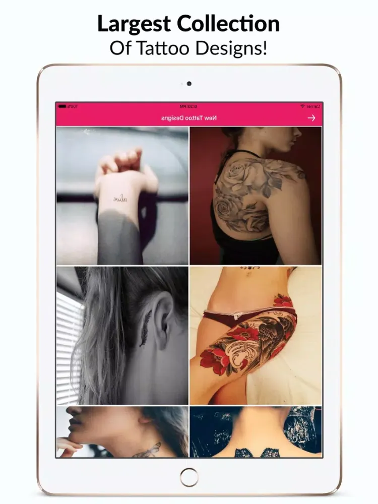 New Tattoo Designs iPad  স্ক্রিনশট