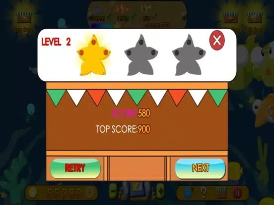 Crazy Fish 2-catch sea sharks iPad  سکرین شاٹس