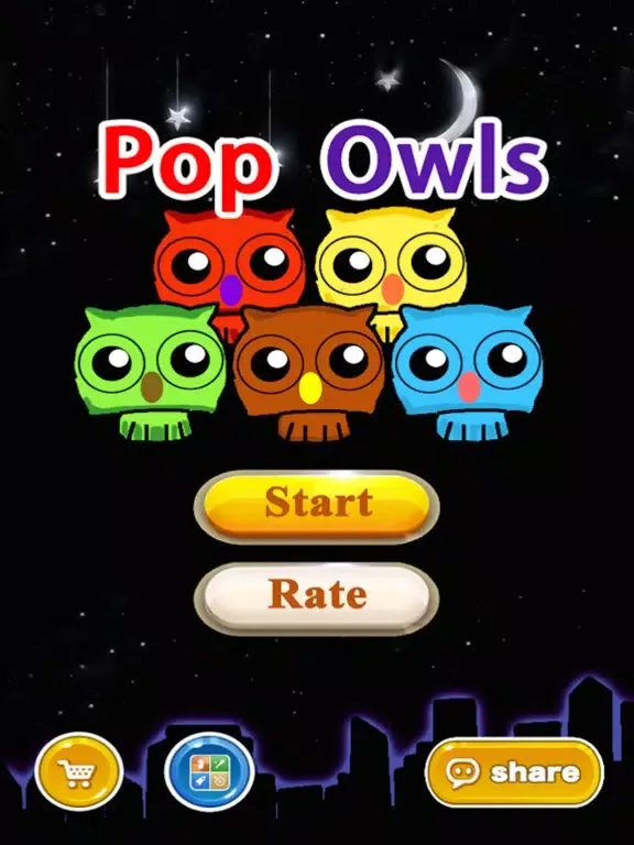 Capturas de tela do pop owls－crazy pop super star game iPad 