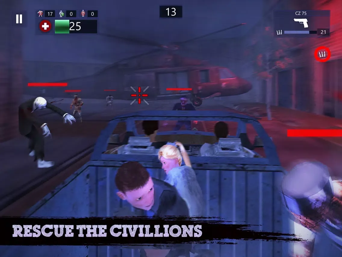 Ultimate Zombie War 2018 iPad  Ekran Görüntüleri