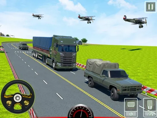 Heavy Duty Army Truck Games 3D iPad  Screenshots