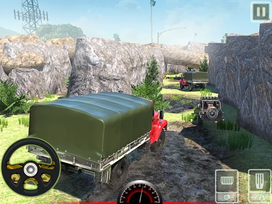 Heavy Duty Army Truck Games 3D iPad  Screenshots