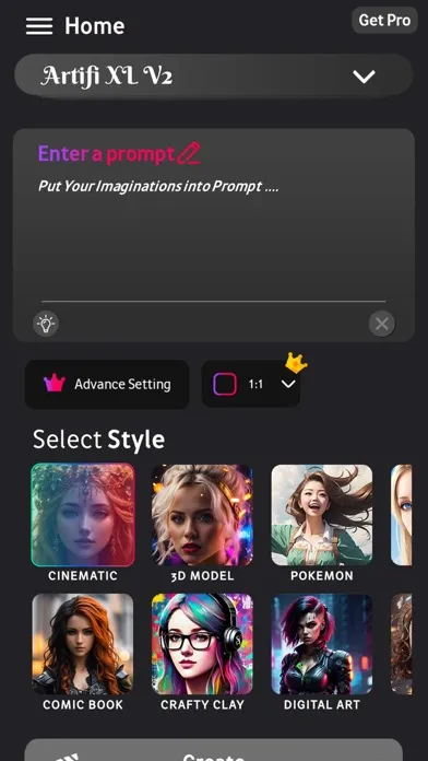 Artifi.AI Photo Generator应用截图