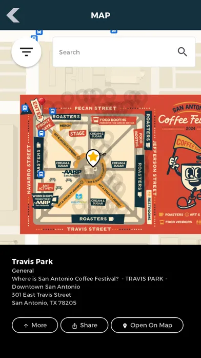 Tangkapan skrin San Antonio Coffee Festival