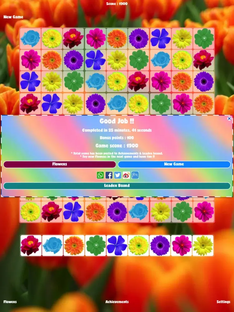 Flower Sudoku - Puzzle Game iPad  سکرین شاٹس