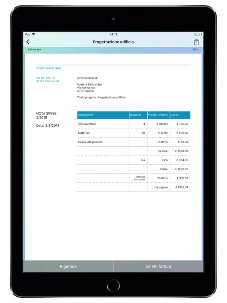 Work Manager iPad  Screenshots