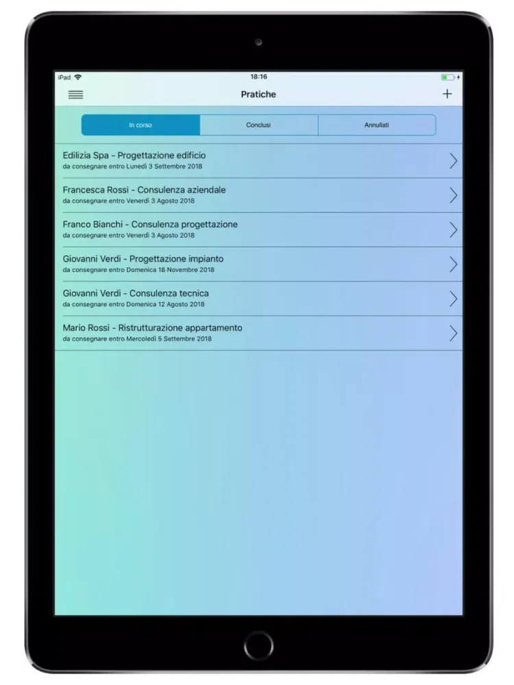 Work Manager iPad  Screenshots