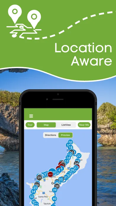 Guam Self-Guided Driving Tour Screenshots
