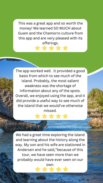 Guam Self-Guided Driving Tour Screenshots
