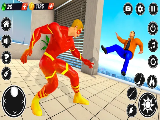 Ảnh chụp màn hình của Light Speed Superhero Games 3D iPad 