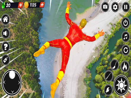 Ảnh chụp màn hình của Light Speed Superhero Games 3D iPad 