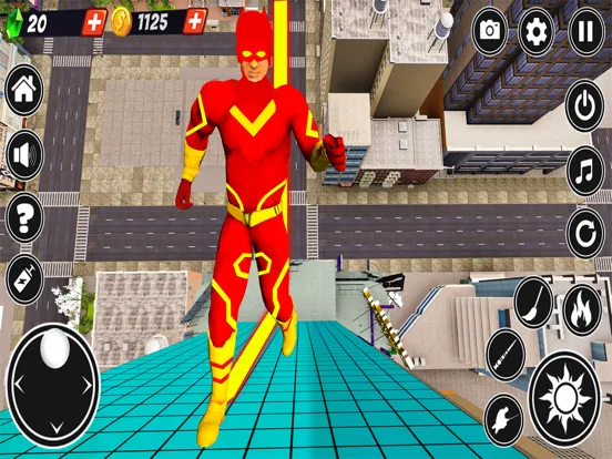 Ảnh chụp màn hình của Light Speed Superhero Games 3D iPad 
