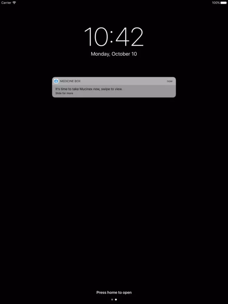 صور Medication list & Reminders iPad 
