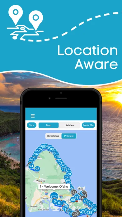 Oahu Grand Circle GPS Guide应用截图