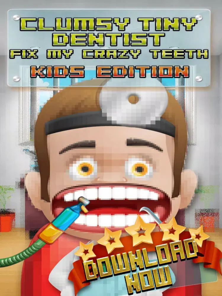 Aaah! Clumsy Tiny Dentist Fix My Crazy Teeth! - Kids Edition iPad  スクリーンショット