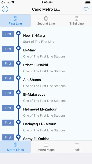 Скриншоты Egypt Cairo Metro Maps