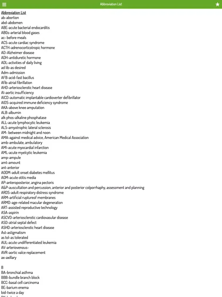 Capturas de pantalla de Medical Terminology MTI2 iPad 