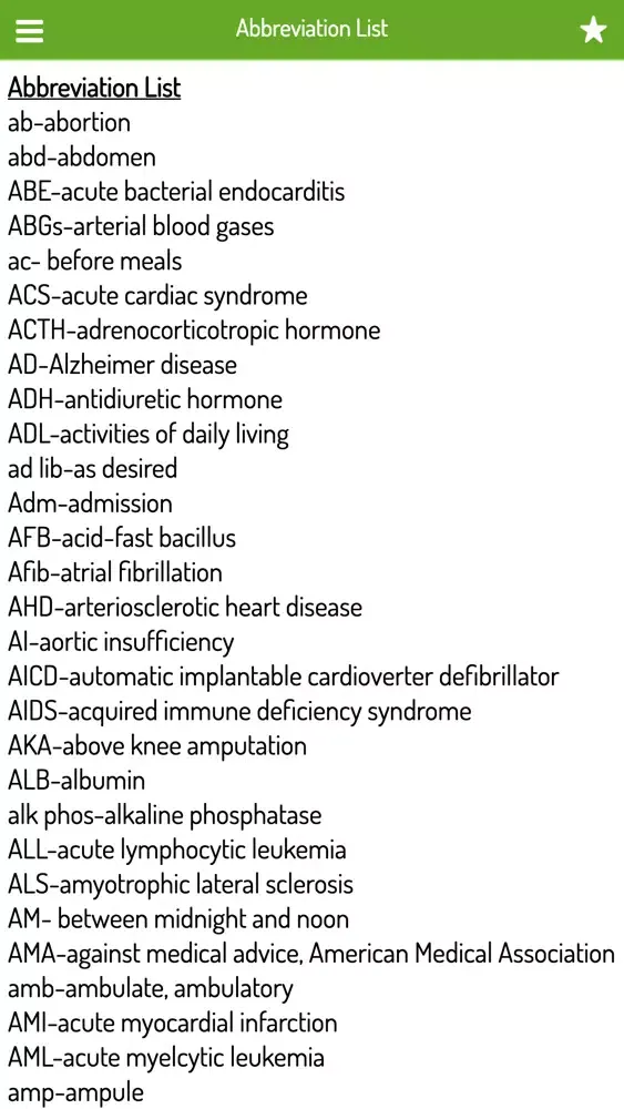 Capturas de pantalla de Medical Terminology MTI2