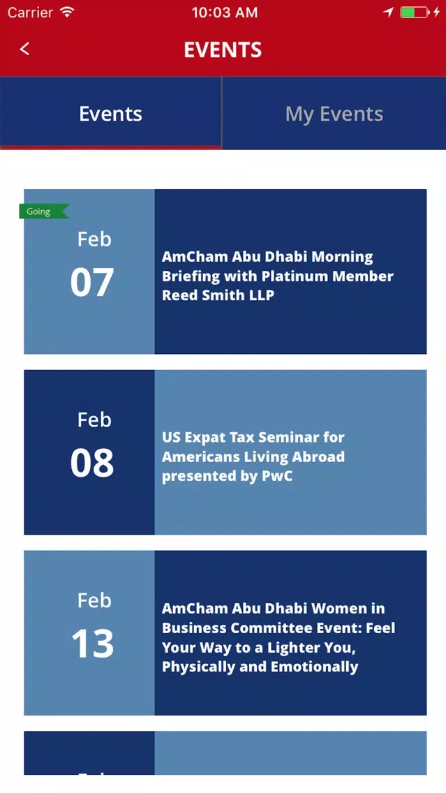AmCham Abu Dhabi應用截圖